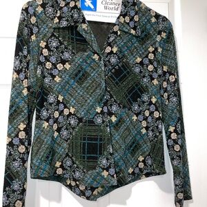 Coldwater Creek Floral Print Shirt
